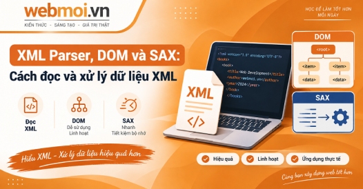 XML Parser, DOM và SAX: Cách đọc và xử lý dữ liệu XML
