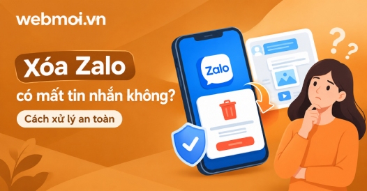 Xóa Zalo có mất tin nhắn không?