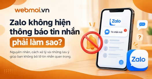 Zalo không hiện thông báo tin nhắn phải làm sao?
