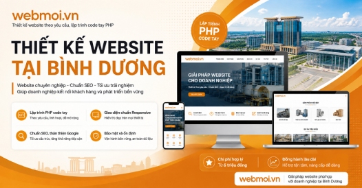 Thiết kế website tại Bình Dương