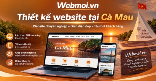 Thiết kế website tại Cà Mau