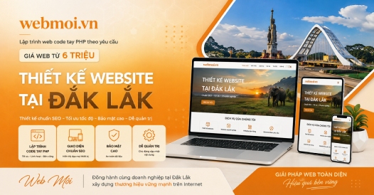 Thiết kế website tại Đắk Lắk