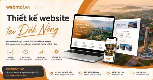 Thiết kế website tại Đắk Nông