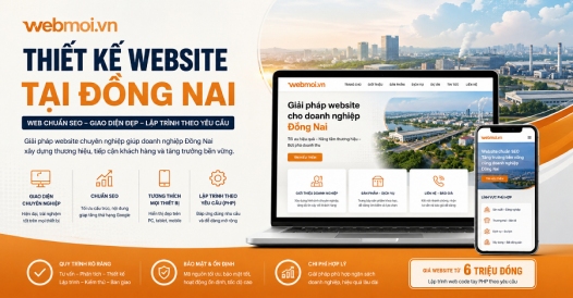 Thiết kế website tại Đồng Nai