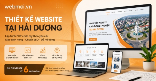 Thiết kế website tại Hải Dương