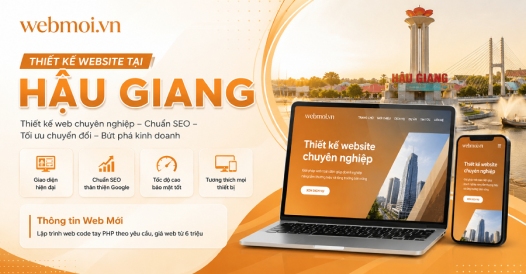 Thiết kế website tại Hậu Giang
