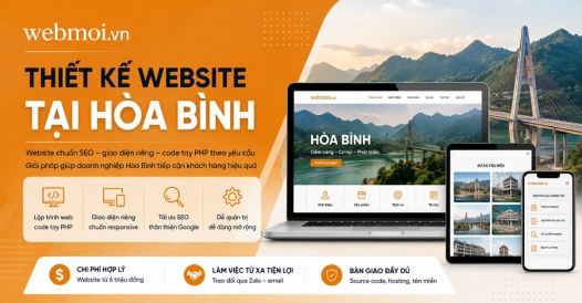 Thiết kế website tại Hòa Bình
