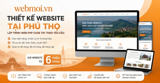 Thiết kế website tại Phú Thọ