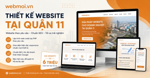 Thiết kế website tại Quận 11