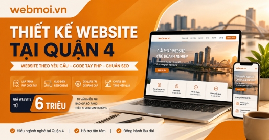 Thiết kế website tại Quận 4