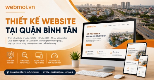 Thiết kế website tại Quận Bình Tân