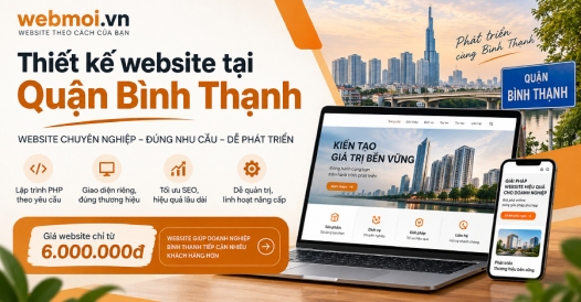 Thiết kế website tại Quận Bình Thạnh