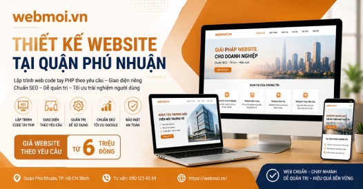 Thiết kế website tại Quận Phú Nhuận