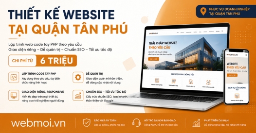 Thiết kế website tại Quận Tân Phú