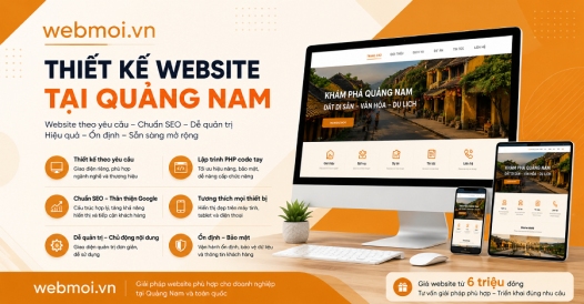 Thiết kế website tại Quảng Nam