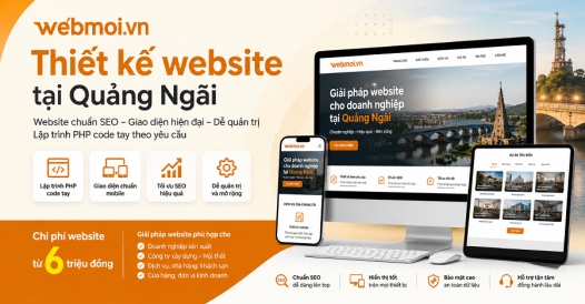 Thiết kế website tại Quảng Ngãi
