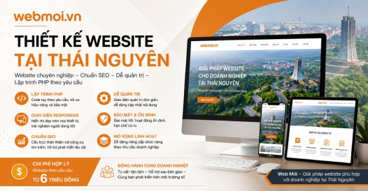Thiết kế website tại Thái Nguyên
