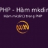 Hàm mkdir() trong PHP