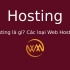 Hosting là gì? Các loại Web Hosting