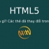 HTML5 là gì? Các thẻ đã thay đổi trong HTML5