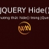 Phương thức hide() trong JQuery