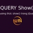 Phương thức show() trong JQuery