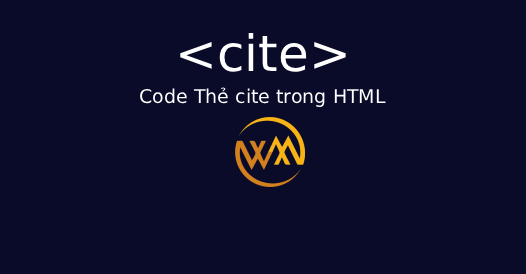 Code Thẻ cite trong HTML