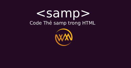 Samp Html Code Thẻ samp trong HTML