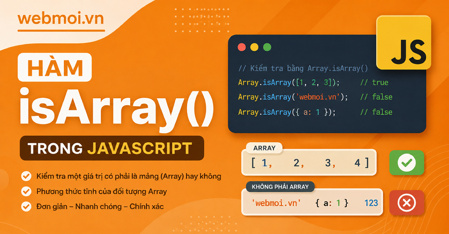 isarray() in javascript | isarray() function in... Hàm isArray() trong JavaScript