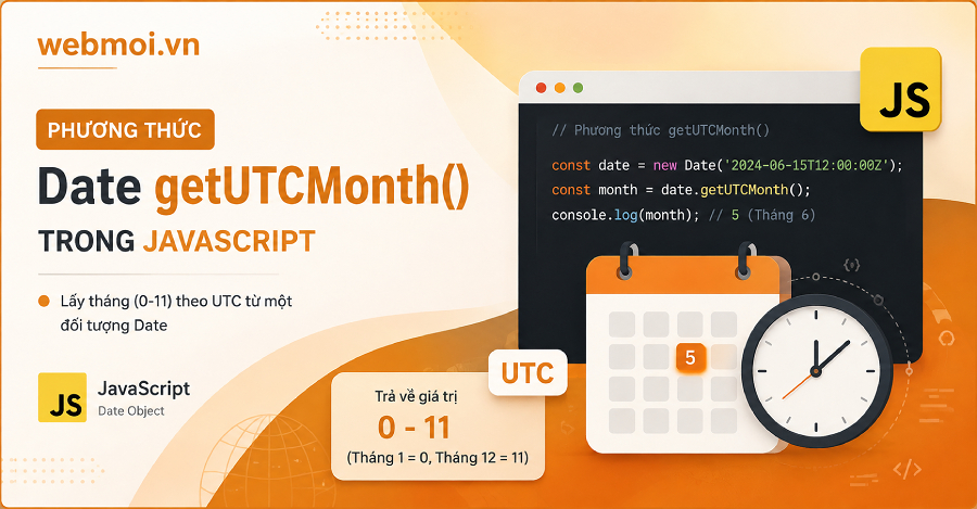 Phương thức Date getUTCMonth() trong JavaScript