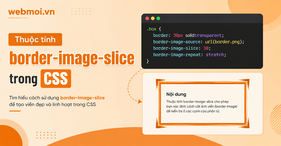 Thuộc tính border-image-slice trong CSS
