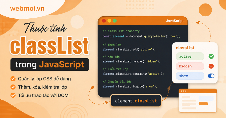 javascript class inheritance - vietmx's blog Images... Thuộc tính classList trong JavaScript
