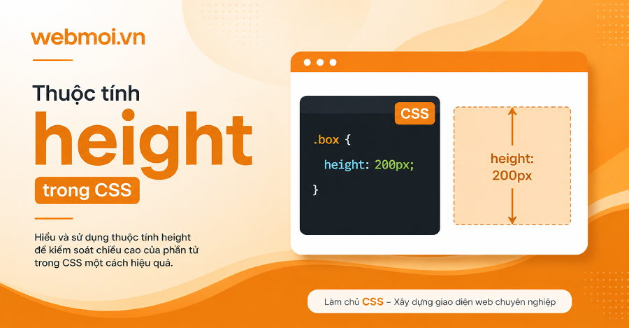 Thuộc tính height trong CSS